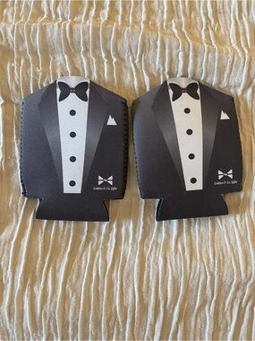 Tuxedo Can Coolers - Black & White Groomsmen Koozies